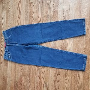 (8) Gloria Vanderbilt Petite Blue Denim Cotton Blend Ankle Jeans
